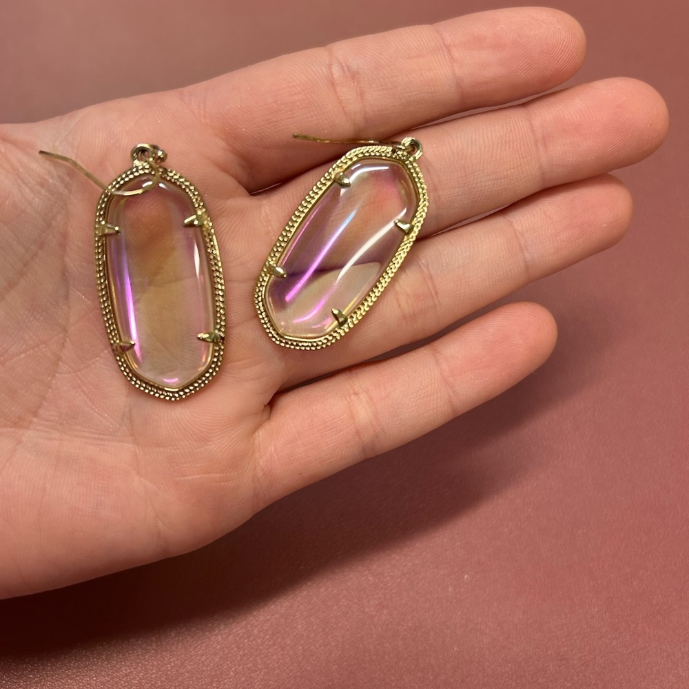 Kendra Scott Elle Earrings and matching Necklace